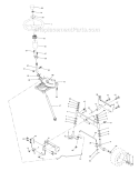 Page D Diagram and Parts List for WE12538L  Weed Eater Lawn Tractor